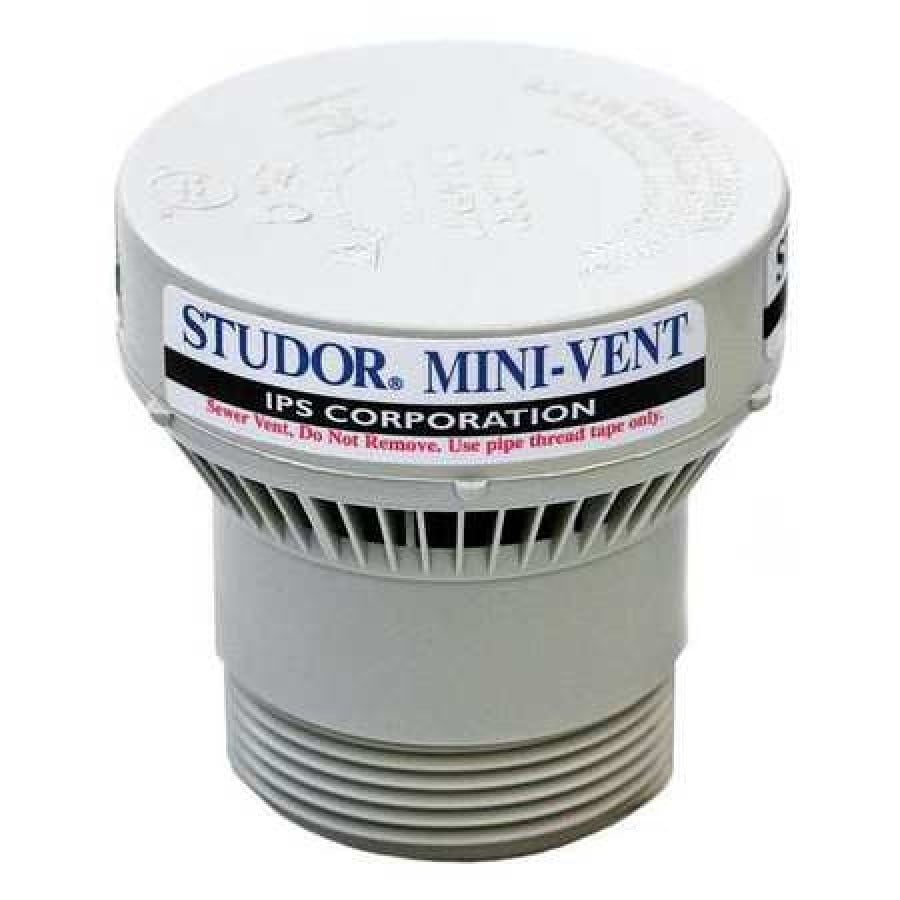 STUDOR 20301 2 " Dia., ABS Plastic, White Finish, MINIVENT(R