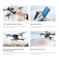 thumbnail image 4 of ikaufen S181 Drone with Camera for Adults GPS RC Drone With 4K HD Dual Camera WiFi FPV Foldable Quadcopter Aircraft +2 Battery, 4 of 12