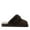 Coffee, variant on Fireside By Dearfoams Women's Sydney Genuine Shearling Scuff Slipper