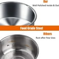 thumbnail image 5 of Bird Feeder Bowl with Clamp Parrot Bowls Screw On Bird Feeding Dish Cups Parrot Removable Stainless Steel Bowl, 5 of 7