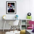 thumbnail image 3 of Stupell Industries Contemporary Controller Contrast with Neon Splatter Black Framed Print Under Glass, 17 x 23, by Creative Studio, 3 of 8