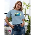 thumbnail image 2 of Thinking Eu. T-Shirt Women -Wilfred Hildonen Designs, Female Medium, 2 of 4