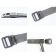 thumbnail image 3 of Men Belt Nylon Wide Detachable Classic Waist Belt Webbing Belt with Dual Buckle, 3 of 10