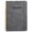 Grey, variant on A5 Blue Lined Spiral Journal Notebook Hardcover 140 Pages College Ruled 100 GSM Thick Paper Twin Wire Binding Work Study Writing Notebook with Pocket Elastic Closure 5.71x8.27in