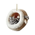 thumbnail image 1 of Adorno Colgante Para Coche Con Forma De Gato Decoración Para El Espejo Retrovisor Divertida Decoración Con Forma De Avión, 1 of 4