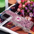 thumbnail image 6 of for Samsung Galaxy A33 5G Glitter Case with Ring Holder, Bling Sparkle Floating Liquid Soft TPU Cushion Fashion Girly Women Girls Clear Case Cover for Samsung Galaxy A33 5G  Rose Gold, 6 of 14