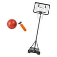 thumbnail image 1 of Juego de aro de baloncesto, juego deportivo, juguete interactivo, portátil, para niños y niñas, altura ajustable, juguetes de baloncesto para interior 190 centímetros, 1 of 8