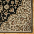 thumbnail image 5 of Home Dynamix Royalty Medallion Traditional Area Rug, Black/Ivory, 5'2"x7'2", 5 of 6