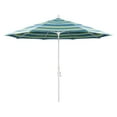 thumbnail image 1 of California Umbrella 11 ft. Fiberglass Double Vent Sunbrella Tilt Market Umbrella, 1 of 11