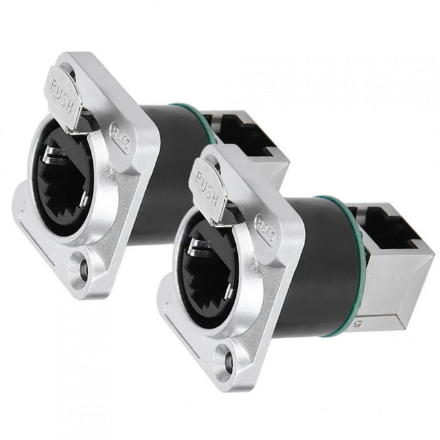 Greensen RJ45 Angled Connector,RJ45 Connector,2Pcs RJ45 Angled Connector Fire Retardant Insulator Material YT‑RJ45 Aviation Plug