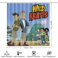 thumbnail image 2 of Wild Kratts Shower Curtain Set 4 Piece, Set Bathroom Sets with Rugs(Bath Mat,U Shape Mat Toilet Lid Cover Mat) Durable Bathroom Decor, 2 of 8