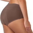 thumbnail image 3 of Lunuaoe Women's Leak-Proof Menstrual Period Panties, 3-Layer Absorbent Breathable Mesh Briefs, Reusable Protective Underwear, 3 of 6