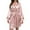 Pink, variant on Silk Robes for Women Shawl Collar Home Pajamas Imitation Silk V Neck Pajamas Home Wear Kimono Bathrobe with Belt Pink L