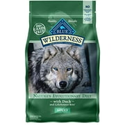 Blue Buffalo Wilderness High Protein Grain Free, Natural Adult Dry Dog Food, Duck 4.5-lb