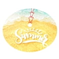 thumbnail image 3 of Kll 36" Christmas Tree Skirt Summer Beach Xmas Tree Skirts Mat For New Year Xmas Holiday Party Indoor Outdoor Home Decoration, 3 of 9