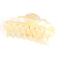 thumbnail image 3 of QinGoo Large Hair Claw Clip for Women Non-Slip Strong Hold Thick Long Hair Accessory, 1 Count, 3.94 Inch, Cream, 3 of 6