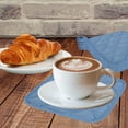 thumbnail image 2 of 5Pcs Kitchen Pot Holders Set Heat Resistant Pure Cotton Potholders Kit Trivets Large Coasters Hot Pads Pot Holders for Everyday Cooking and Baking by 6.5 x 6.5 Inch,Sand/Tan, 2 of 7