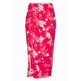 thumbnail image 4 of LASCANA Women's Ruched Slit Midi Skirt Ruching, 4 of 6