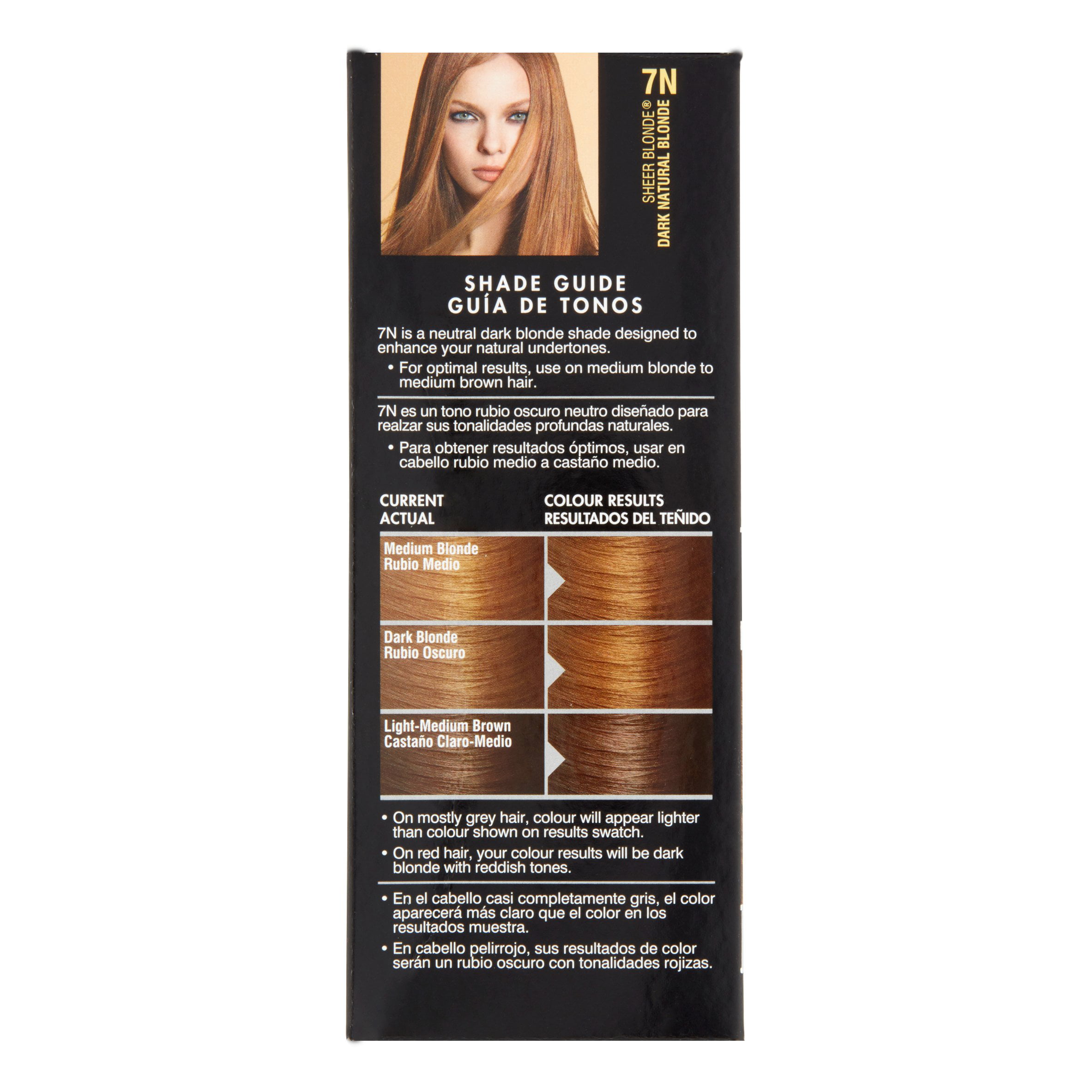 John Frieda Sheer Blonde 7n Dark Natural Blonde Precision Foam Colour 1 Application Walmart Com Walmart Com