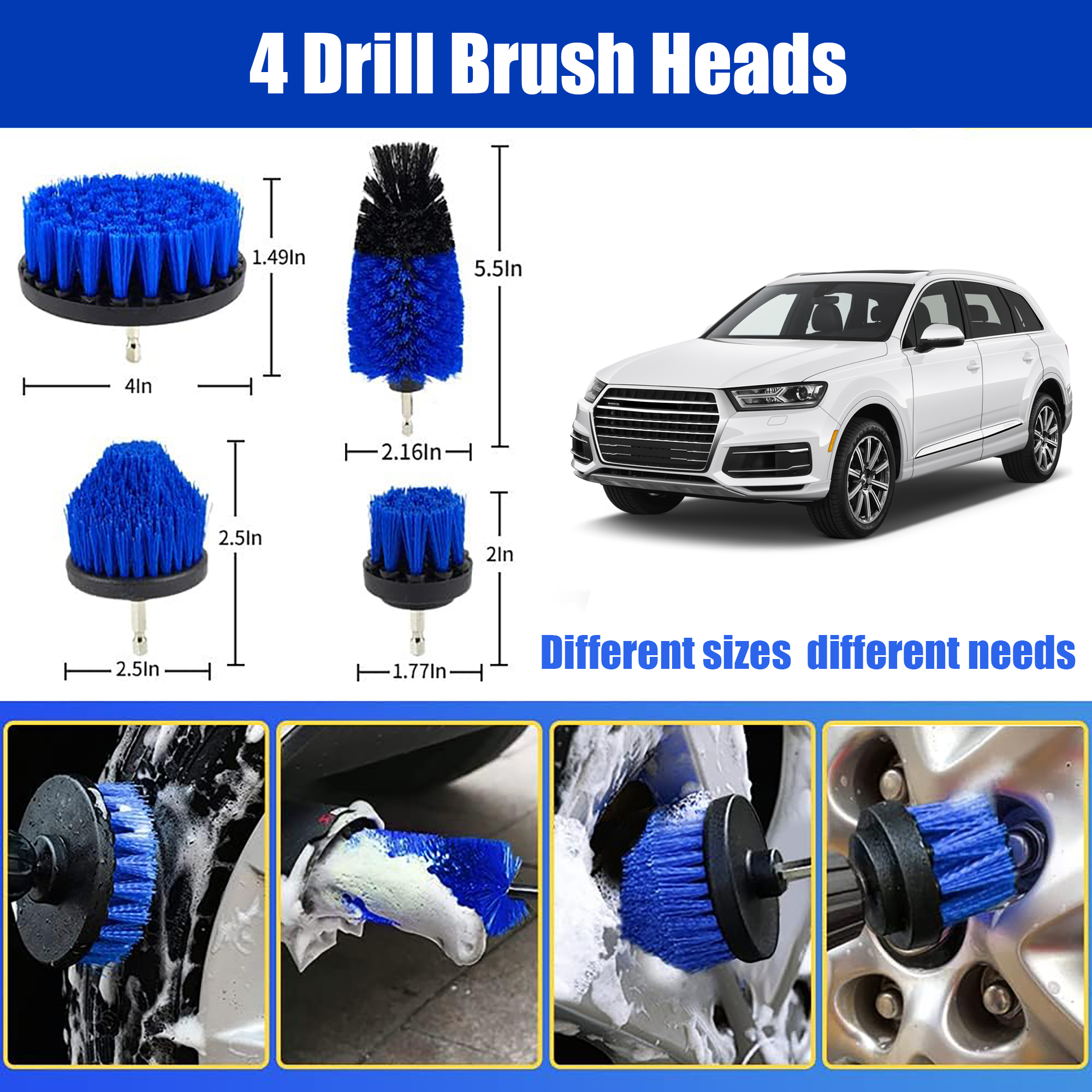 OWNTECH 27-Piece Car Detailing Kit With Brushes and Pads photo 5