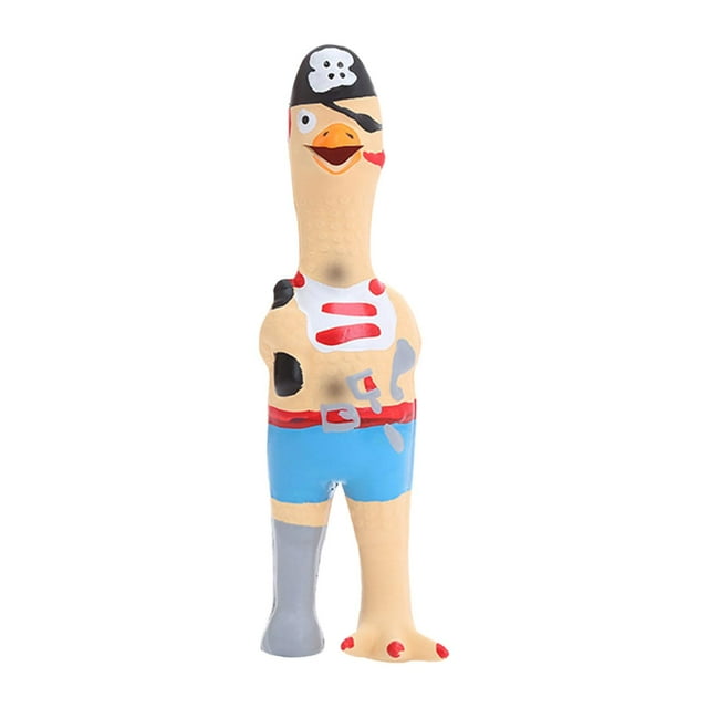Juguete chirriante para perros Yuyangstore Pollo de látex