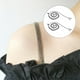 thumbnail image 4 of 1 par de correas de hombro de  ajustable antideslizante de metal hombro de repuesto Hombro negro jinwen Correas de sujetador de hombro, 4 of 8