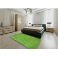 thumbnail image 4 of Ahgly Company Indoor Square Patterned Bright Green Area Rugs, 5' Square, 4 of 6