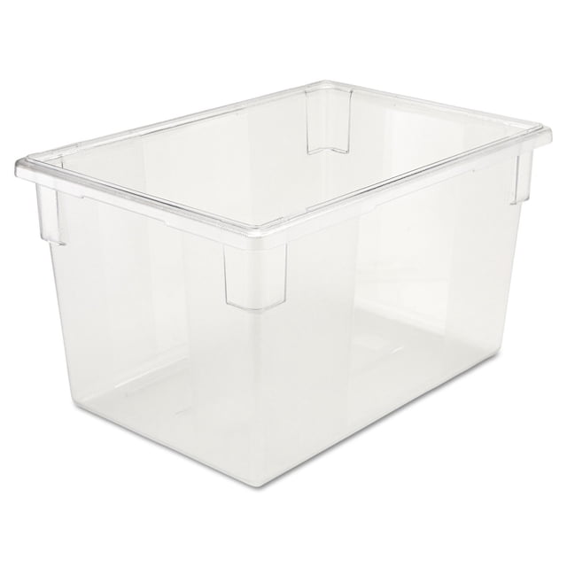 Rubbermaid Commercial Products-Food Storage Box/Tote, 21.5 Gallon, Clear, for Restaurant/Kitchen/Cafeteria