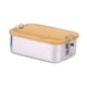 thumbnail image 2 of Caja de conservación de alimentos Soledad 850 ml Tapa de bambú acero inoxidable, 2 of 10