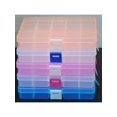 thumbnail image 1 of 1pc 15 Grids Transparent Storage Box, Detachable Sewing Plastic Fishing Tackle Box, Finishing Box, Cosmetic Jewelry Box, Storage Case For Beaded DIY A, 1 of 5