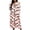 Pink, variant on Women's Plus Halloween Nightgown Pumpkin Ghost Print Crewneck Long Sleeve Dress Fall Loungewear Sleep Maxi Dress