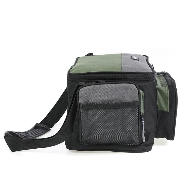 Fishing Bag Multifunctional Outdoor Fishing Tackle Bag Pack Fishing Reel  Lure Storage Shoulder Bag 
