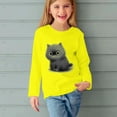 thumbnail image 5 of Spazoro Toddler Kids Girls Boys Sweatshirts, Fall Winter Long Sleeve Graphic Crew Neck Tops for Childs Girls Boys Yellow Size 11 T, 5 of 5