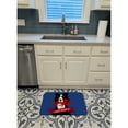 thumbnail image 3 of Ahoy Matey Nautical Border Collie Machine Washable Memory Foam Mat, 3 of 4