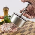 thumbnail image 6 of SNGMN Stainless Steel Hamburger Press, Meat Patty Maker for Beef, Chicken & Veggies, Easy Clean Manual Patty Press Tool, Uniform Shape, Even Cooking, 10.0 x 10.0 x 5.70 inches, 6 of 7