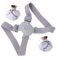 thumbnail image 4 of Smart Posture Corrector, Comfortable Breathable Posture Corrector Long Battery Life Ergonomic Design  For Spine Correction Gray, 4 of 8