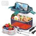 thumbnail image 1 of Electric Lunch Box [Faster-75W, Large-1.8L] Food Heated Lunch Box , 12V/24V/110V Food Warmer Lunch Box, 1 of 7