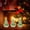 Green GN, variant on Gecau Christmas Candle Romantic Candlelight Dinner Decoration Brown Safe&Non-toxic 2.8x2.8 Inch