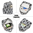 thumbnail image 5 of FORMRS Mini Backpack Purse for Women Quilted Travel Daypack Casual Shoulder Bag, Cartoon Bear Paws Pattern, 5 of 7
