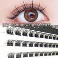 thumbnail image 6 of Handmade DIY 36 Cluster Lashes Segment Eyelashes Segments Russian Volume Beam Natural Eye Lash D16MM, 6 of 6