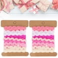 thumbnail image 2 of Color Zigzag Ribbon Color Ribbon Zigzag Lace Ribbon Color Wave Ribbon 2Pcs Color Zigzag Ribbon DIY Hand Made Material Cloth Hair Accessories Sewing Decoration 8mm, 2 of 8