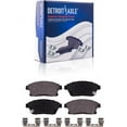 thumbnail image 5 of Detroit Axle - Brake Kit for 2013-2017 Buick Encore Chevy Trax, Drilled and Slotted Brake Rotors Ceramic Brakes Pads 2014 2015 2016 Replacement : 11.81" inch Front and 10.55" inch Rear Rotor, 5 of 8