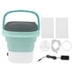 thumbnail image 1 of Lavadora portátil ABS Silenciosa Mini Lavadora de Cubo de Lavandería Plegable para RV Viaje Apartamento Enchufe de EE. UU. 120 a 240 V Verde, 1 of 10