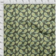 thumbnail image 4 of oneOone Viscose Chiffon Dark Olive Green Fabric Asian Traditional Floral Craft Projects Decor Fabric Printed By The Yard 42 Inch Wide, 4 of 4
