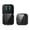 Black, variant on Gold Miniature Flip Mobile Phone With Rotating Screen Dual Sim 2G For Emergency Calls And Text Messaging
