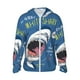 thumbnail image 1 of Balery Great White Shark Sudadera ligera de manga larga con capucha y protección solar UPF 50+ para hombre y mujer, ideal para pesca y running-Medium, 1 of 7