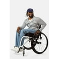 thumbnail image 2 of No Limbits Adaptive Men's Light Wash Wheelchair Pant, 2 of 11