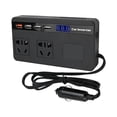 thumbnail image 2 of Car Inverter Power Inverter 12V To 110V Car Outlet Adapter 12V Inverter Black, 2 of 9