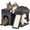 XL—14''Dark Grey, variant on Cat Tree for Large Cat, 19x16.5In Large Cat Perch, Adult Cat Tower for Indoor Cats with 24In Long Scratching Post, 2 Cozy Cat Condo House for Adult & Fat Cats, Dark Gray
