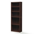 thumbnail image 4 of Furinno Wright 5-Shelf Bookcase, Brook Cherry, 17061BC, 4 of 6
